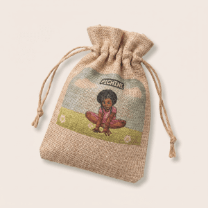Puzzle Pichine dans son sac en jute — 6 pièces (2-3 ans)