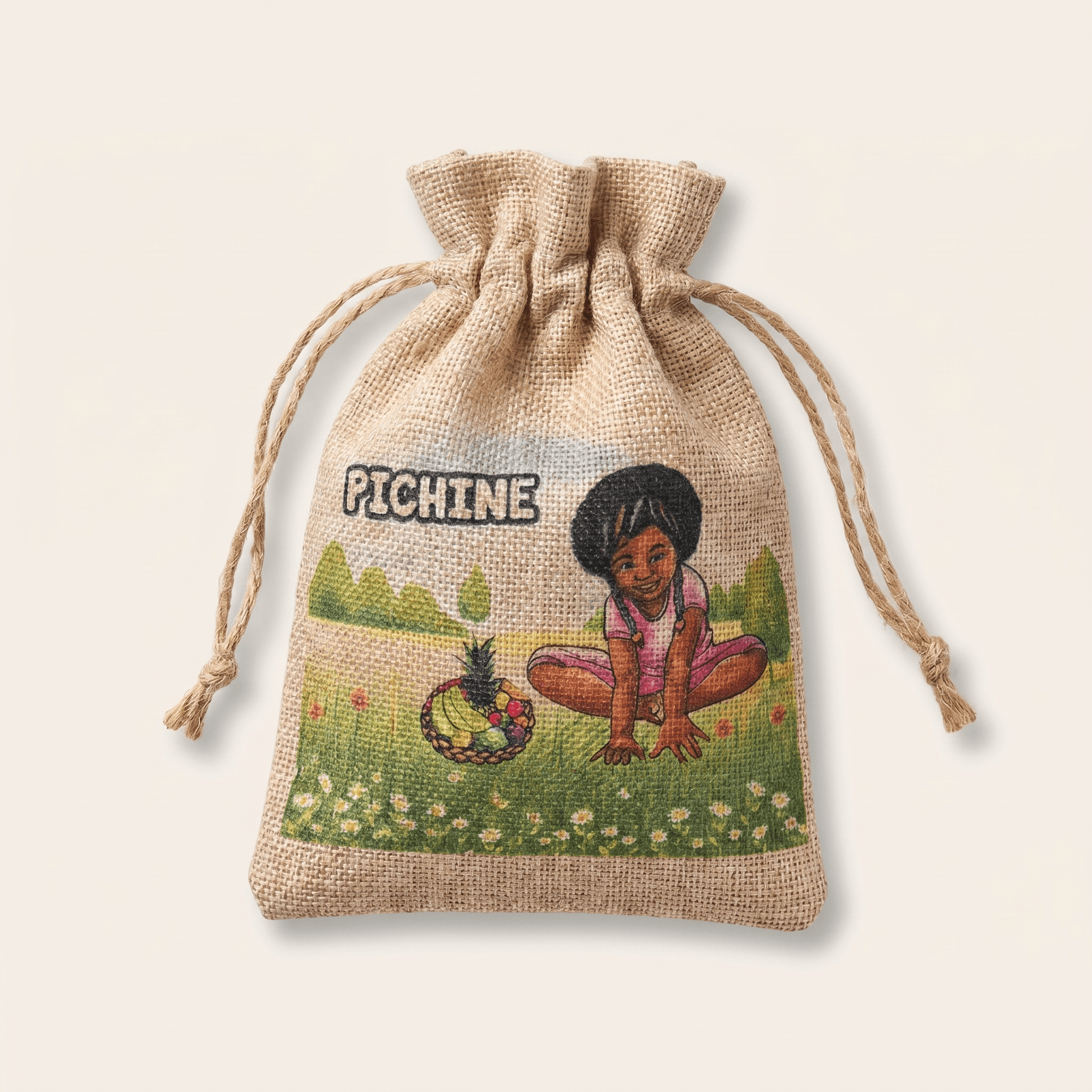 Puzzle Pichine dans son sac en jute — 12 pièces (3-5 ans) – Image 2